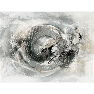 Leinwandbild Canvas-Art 'Grey and Silver lll' 84 x 116 cm