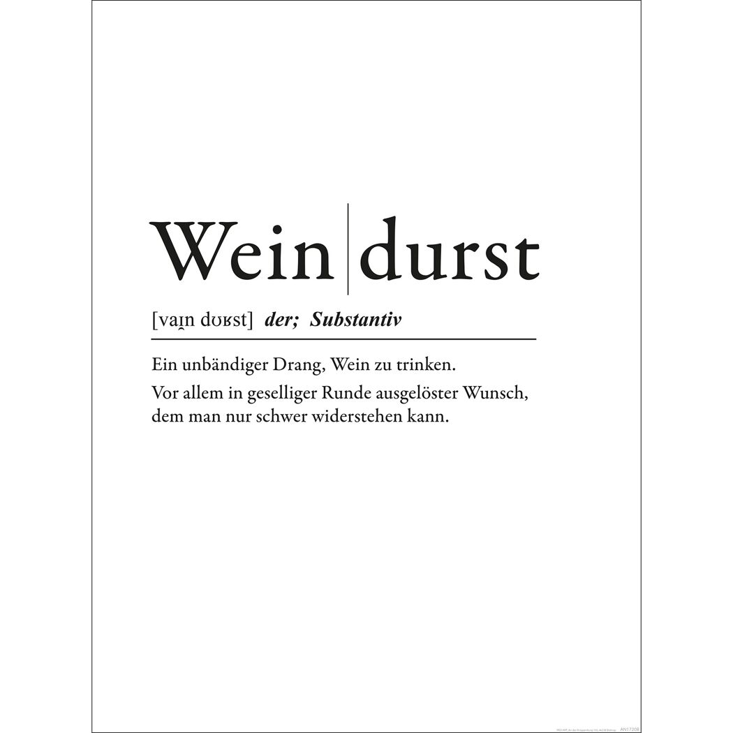 Definition des Wortes Weindurst.