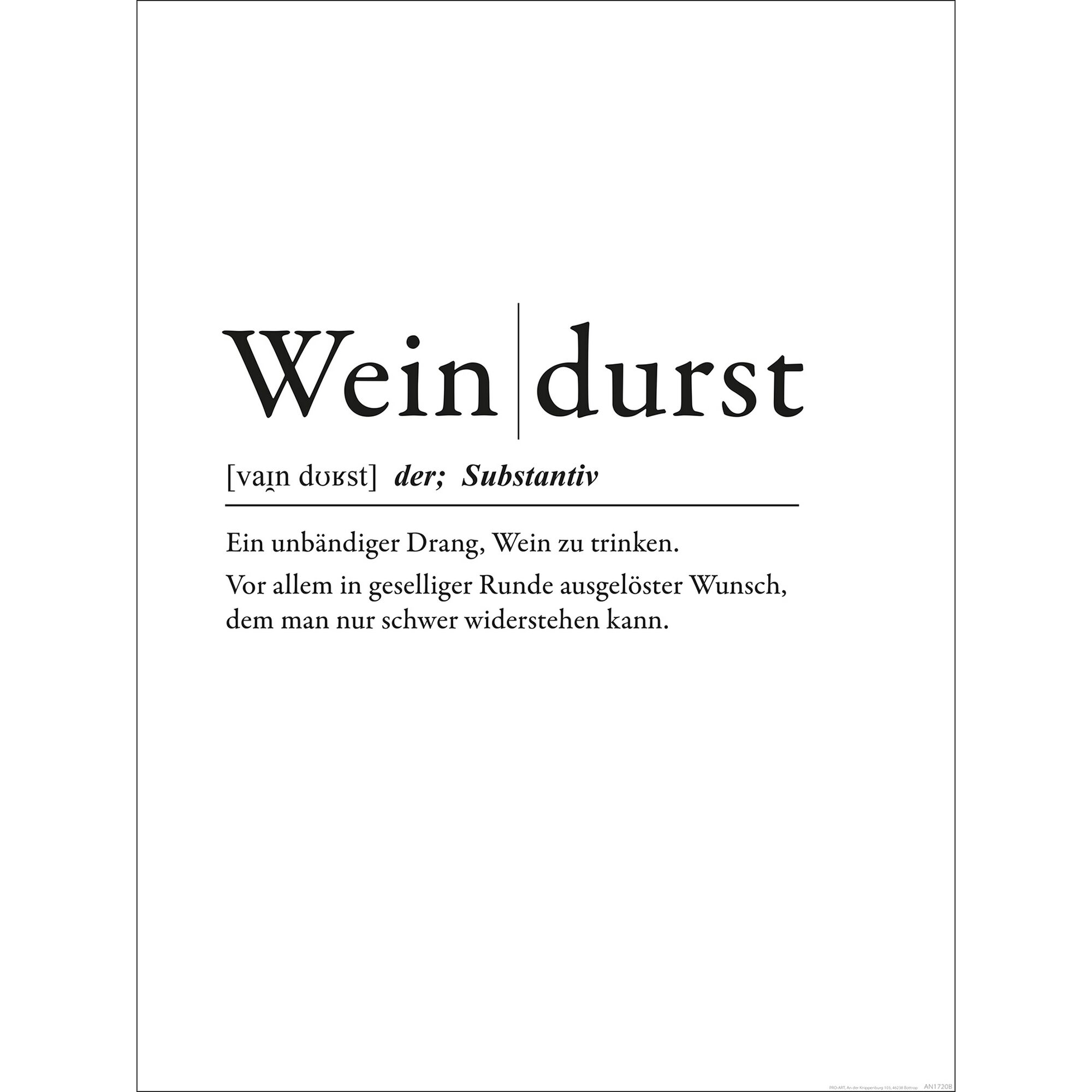 Definition des Wortes Weindurst.