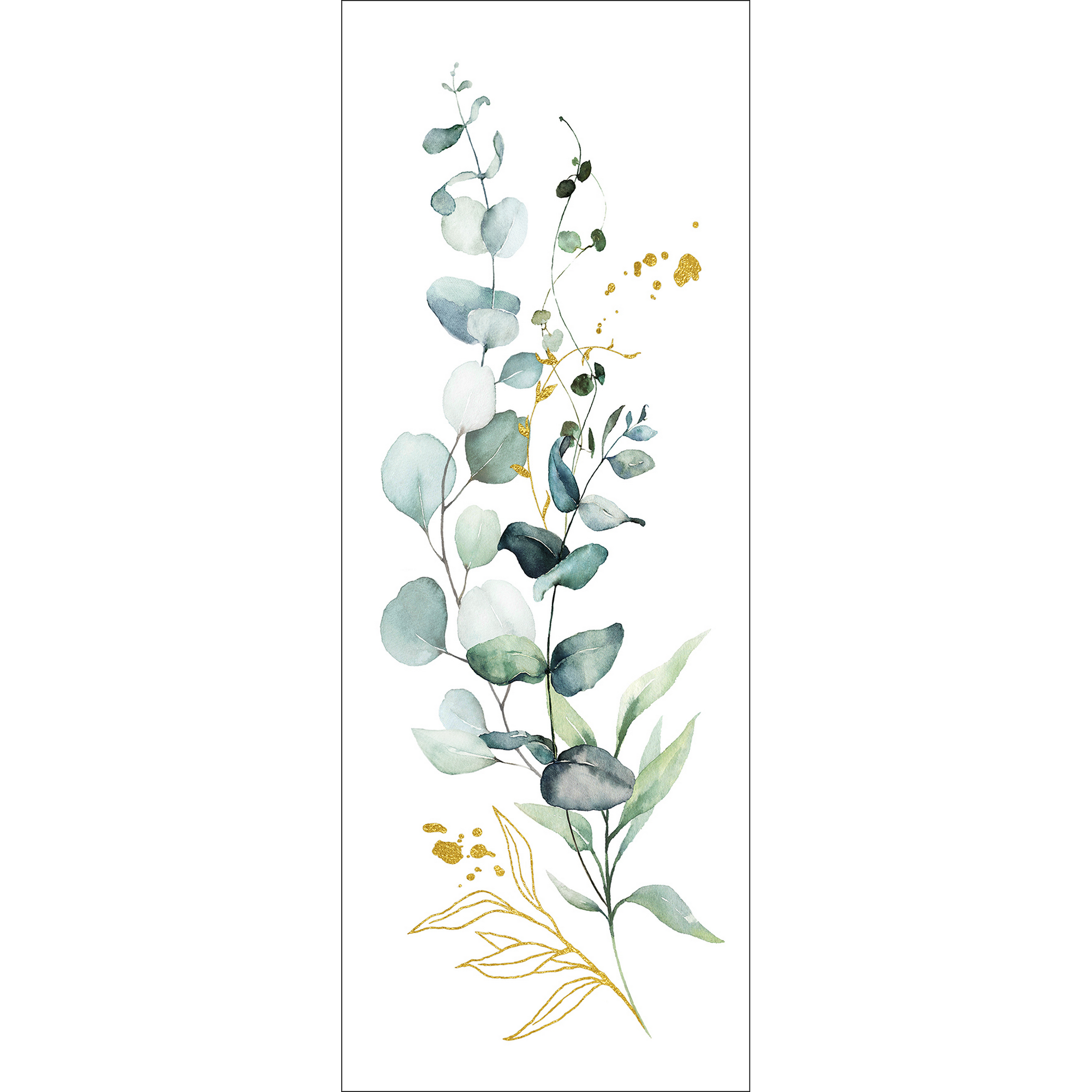 Leinwandbild Canvas-Art 'Eucalyptusarrangement' 27 x 77 cm + product picture