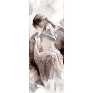 Leinwandbild Canvas-Art 'Painted Lovely l' 27 x 77 cm