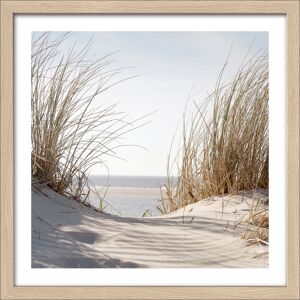 Kunstdruck Framed-Art Slim Scandic 'Nordic Beach Atmosphere V' 33 x 33 cm