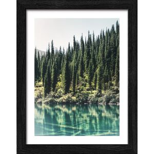 Kunstdruck Framed-Art Slim Scandic 'Mountain Lake IX' 19 x 24 cm