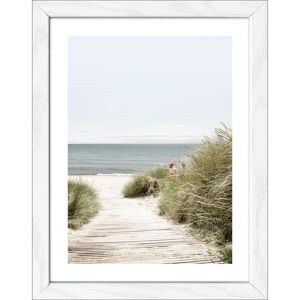 Kunstdruck Framed-Art Slim Scandic 'Nordic Beach V' 19 x 24 cm