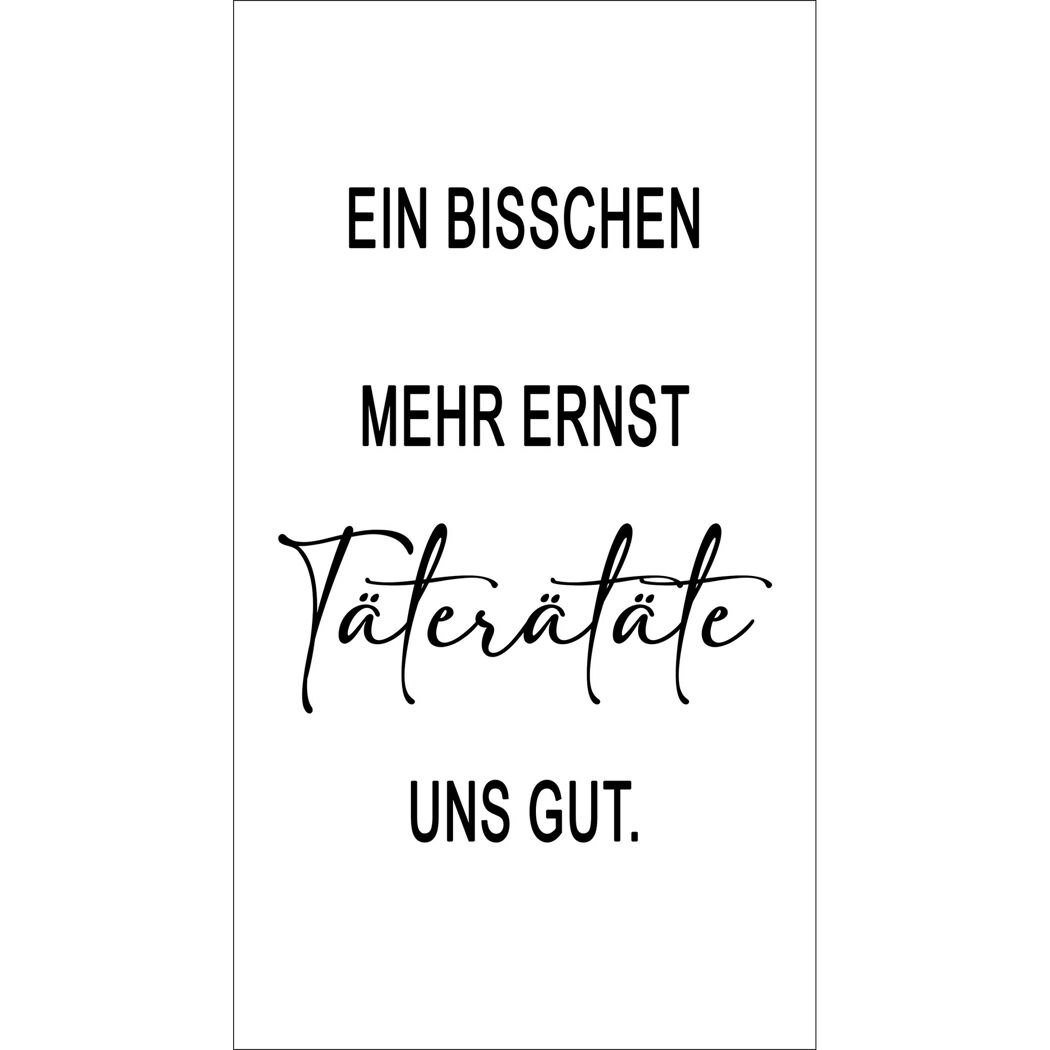 Decopanel 'Täterätäte' 15 x 30 cm