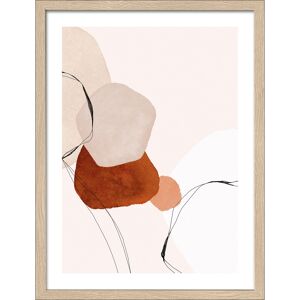 Kunstdruck Framed-Art 'Line and Shapes VII' 33 x 43 cm