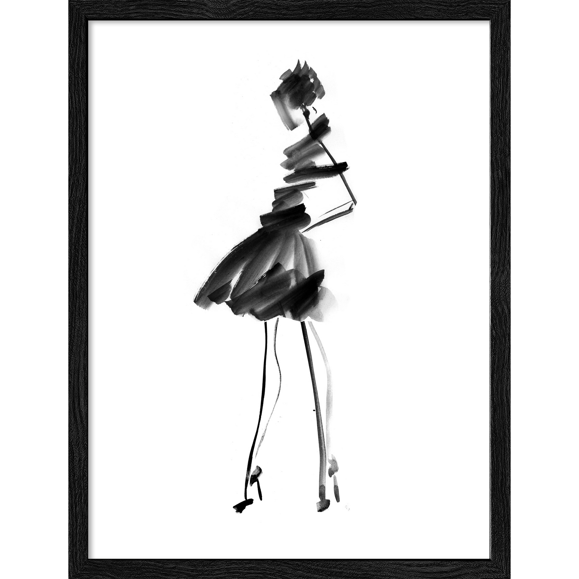 Kunstdruck Framed-Art 'Watercolor Fashion I' 33 x 43 cm + product picture