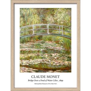 Kunstdruck Framed-Art 'Monet Bridge' 33 x 43 cm