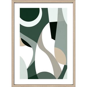 Kunstdruck Framed-Art 'Abstract in and out I' 53 x 73 cm
