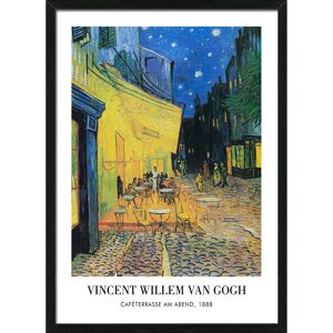 Kunstdruck Framed-Art 'Van Gogh Nachtcafe' 53 x 73 cm