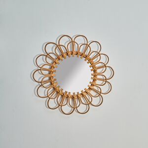 Wandspiegel 'Marrakesh' Rattan Ø 40 cm