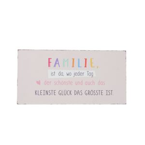 Decopanel 'Familie' 22,5 x 40 x 0,3 cm