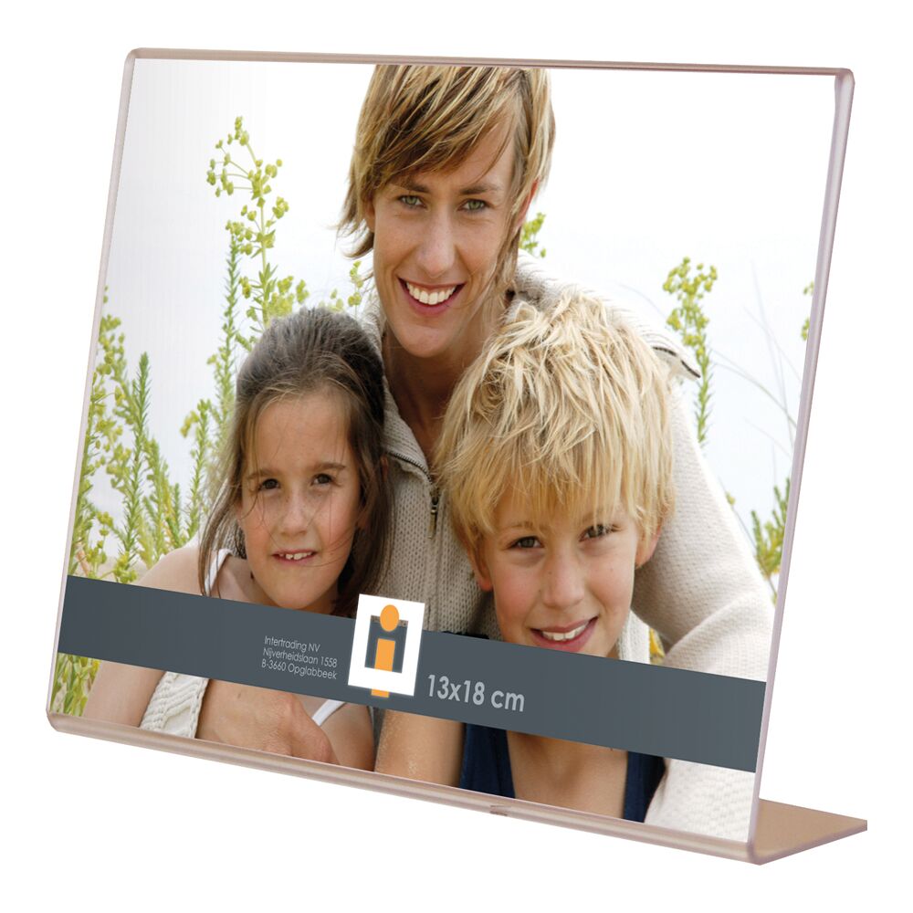 Acryl-Bilderhalter mit Familienfoto