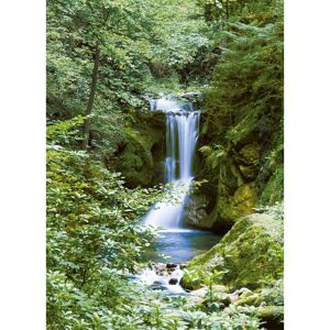 Reinders Fototapete 'Wasserfall im Frühjahr' 183 x 254 cm