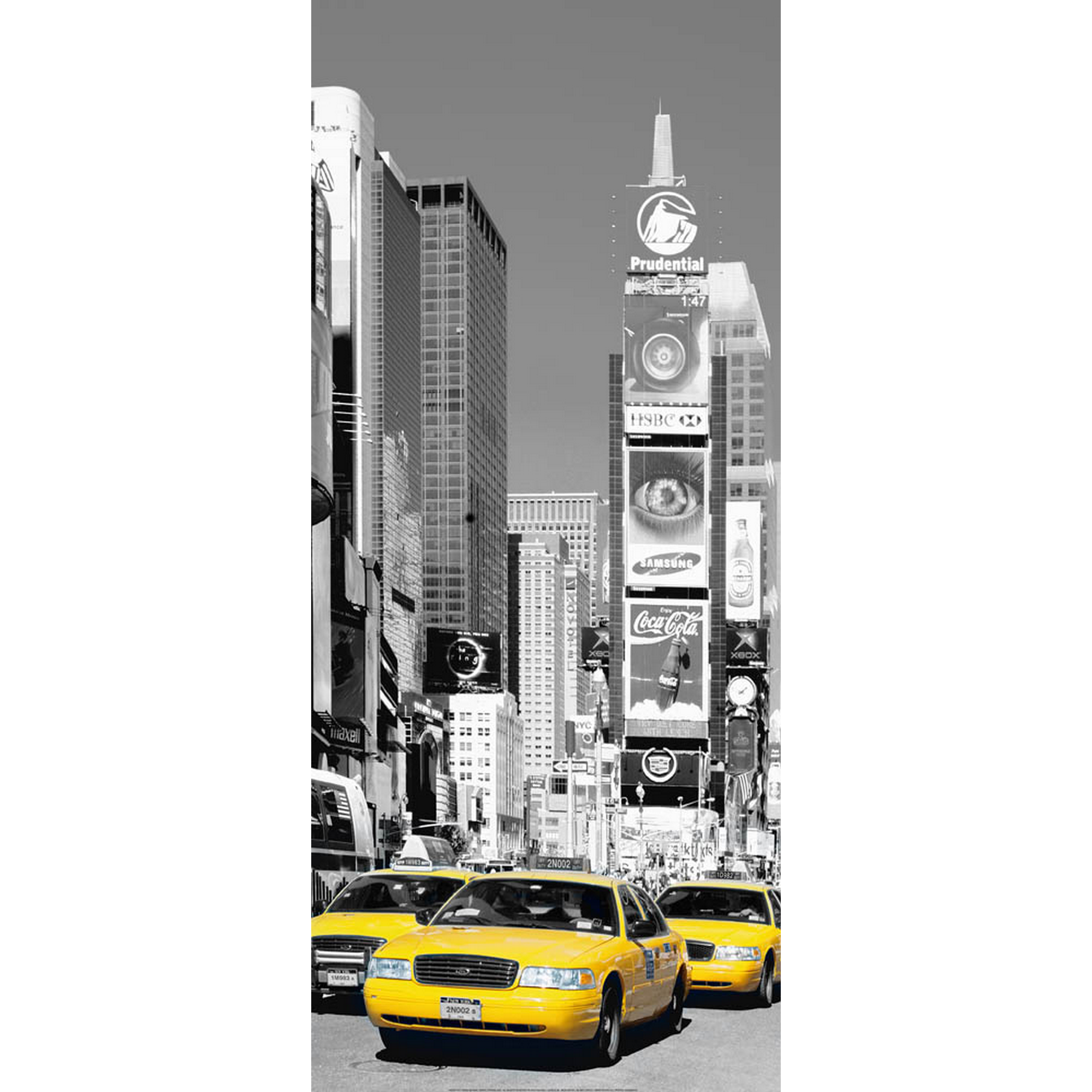 Reinders Türposter 'Times Square' 86 x 200 cm + product picture