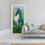 Verkleinertes Bild von Reinders Türposter 'Weißes Pferd' 86 x 200 cm