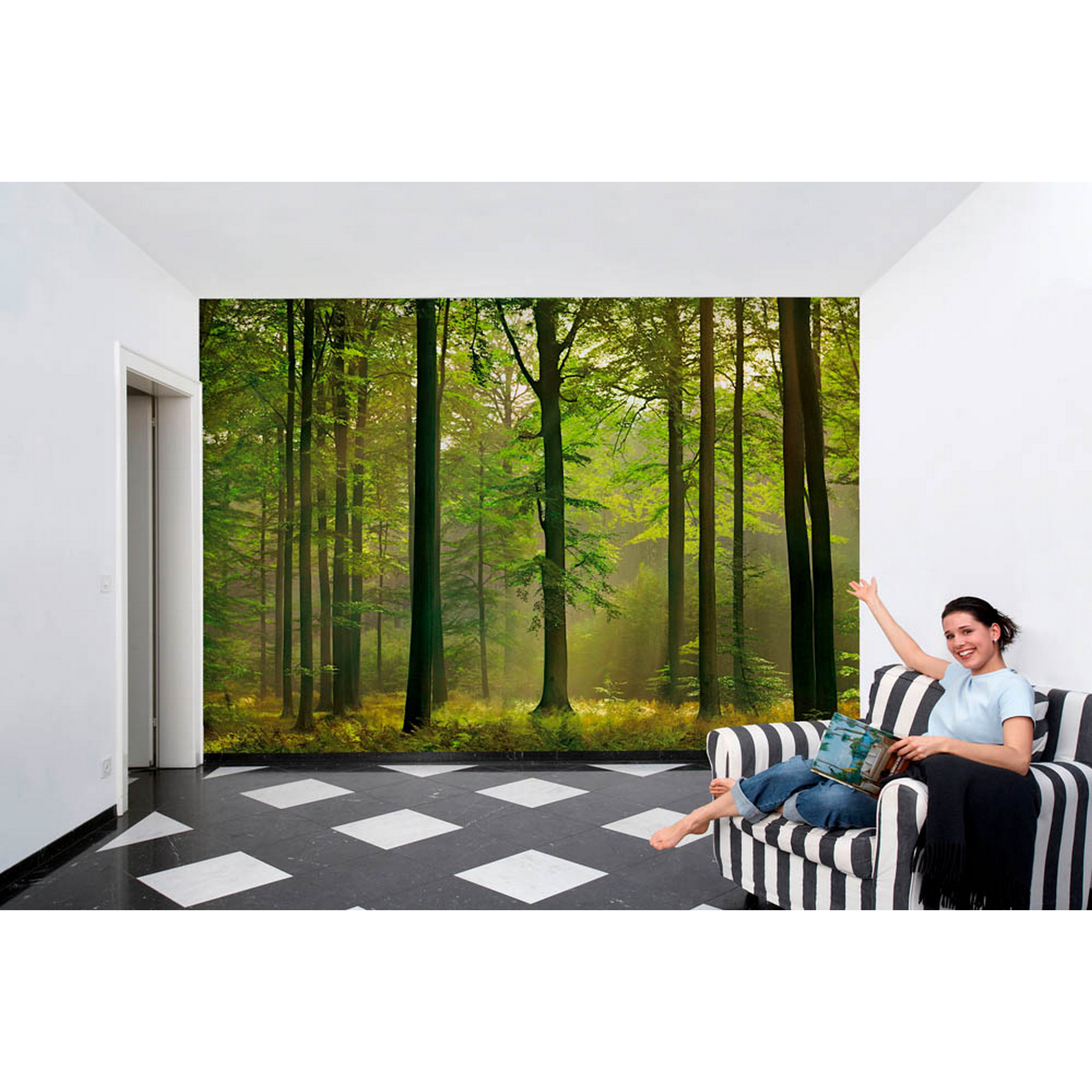 Reinders Fototapete 'Herbst im Wald' 366 x 254 cm + product picture