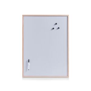 Magnettafel Metall/Kiefer 79 x 59 cm