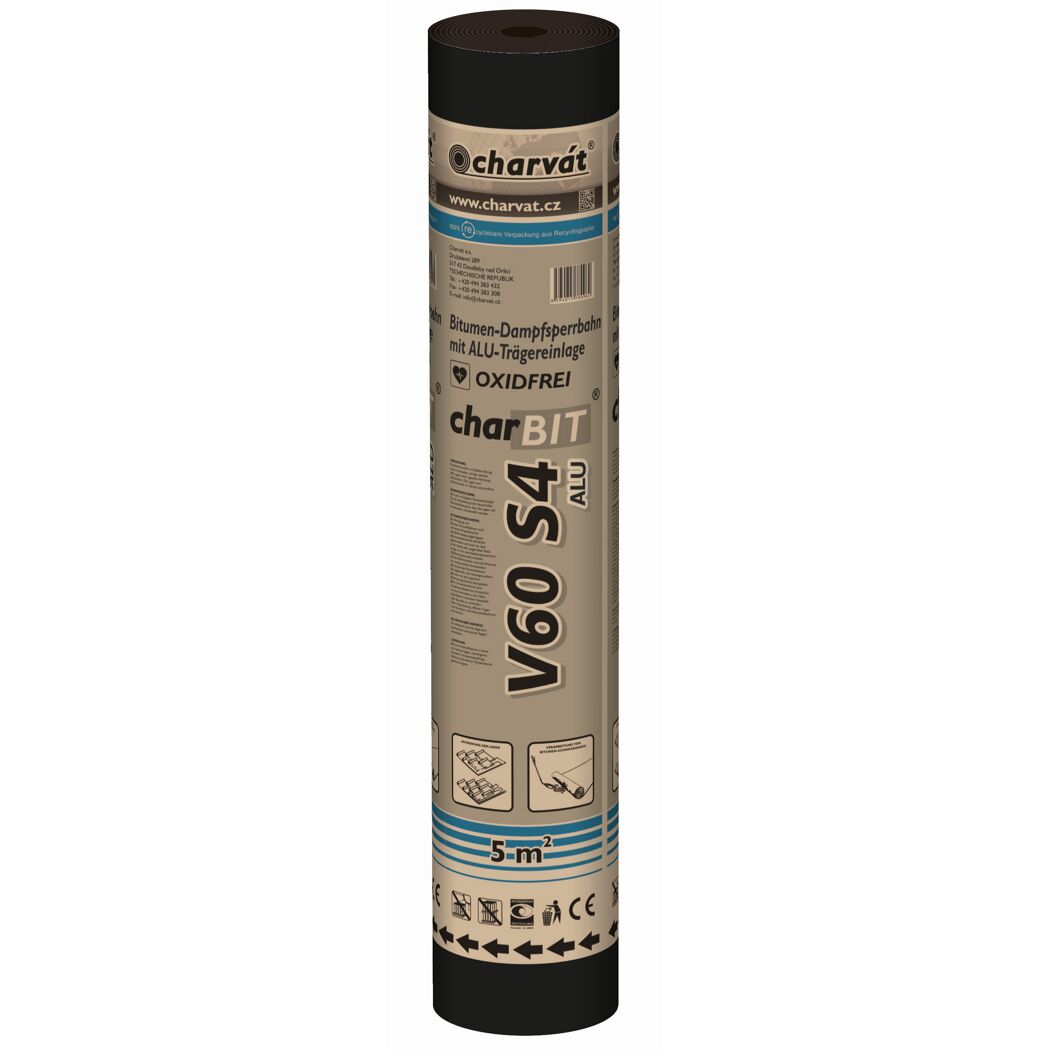Bitumen-Schweißbahn 'V60 S4 ALU' oxidfrei
