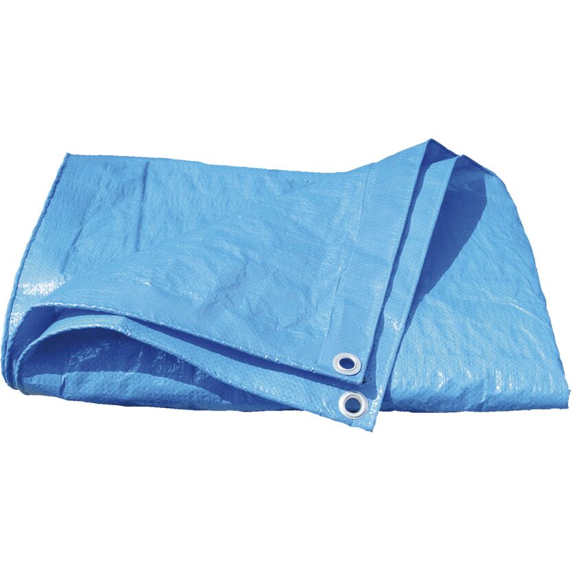 Blaue PE Abdeckplane 250 x 230 cm