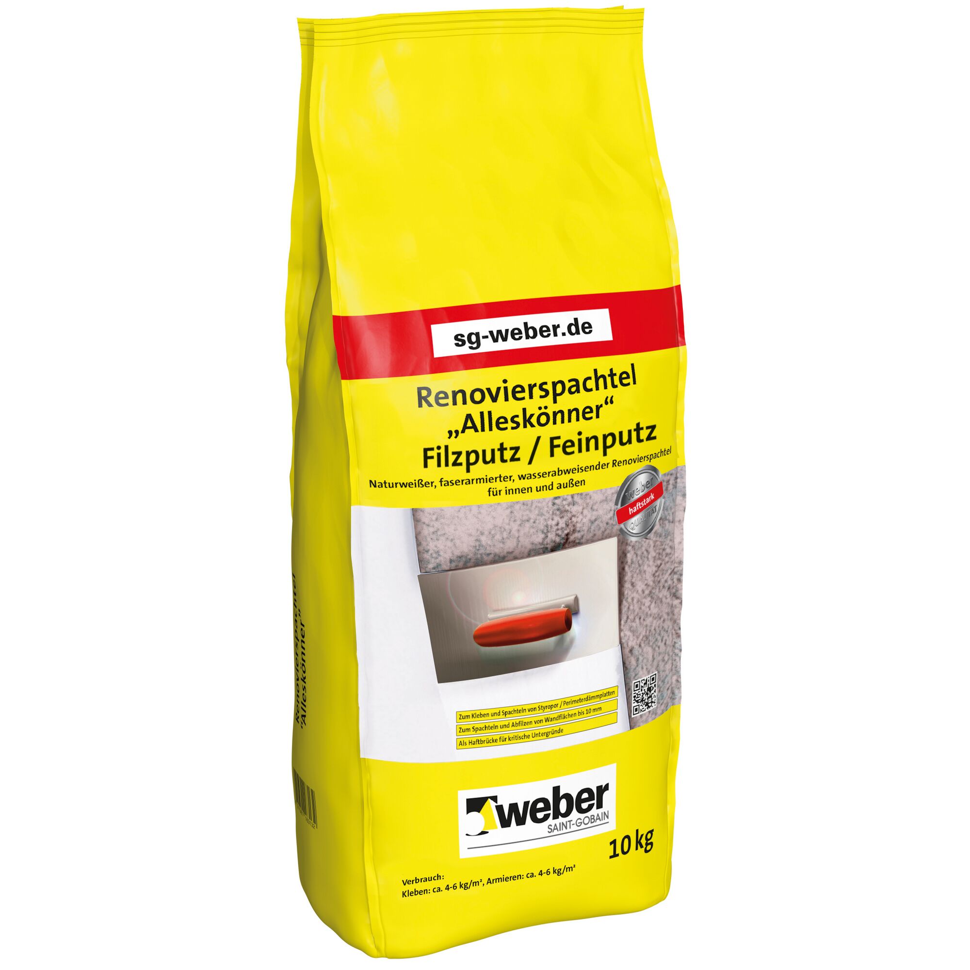 Weber Renovierspachtel Alleskönner 10 kg Sack