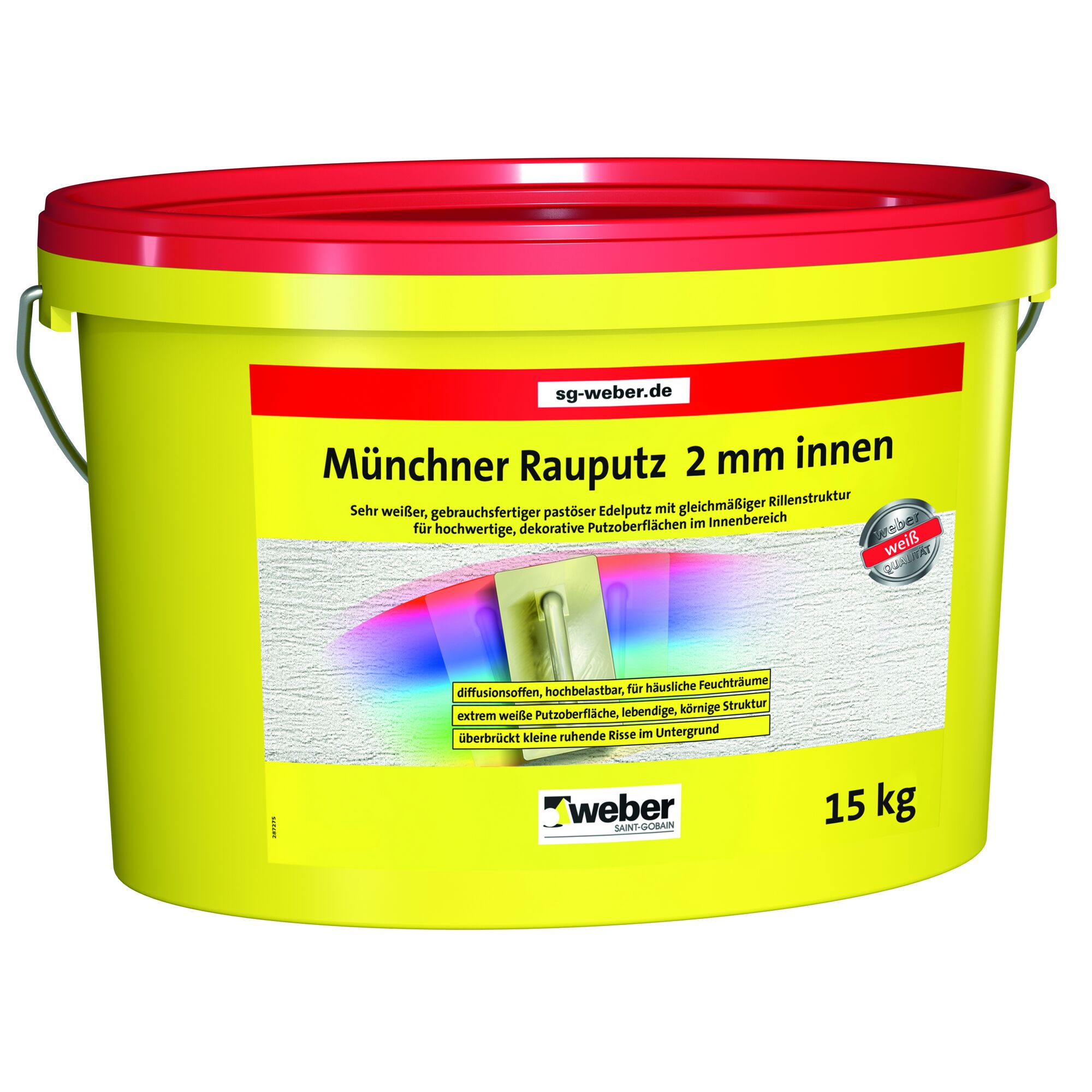 Eimer mit Münchner Rauputz von Weber