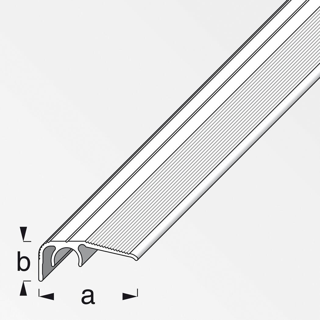 Bronzenes Abschlussprofil für Laminat