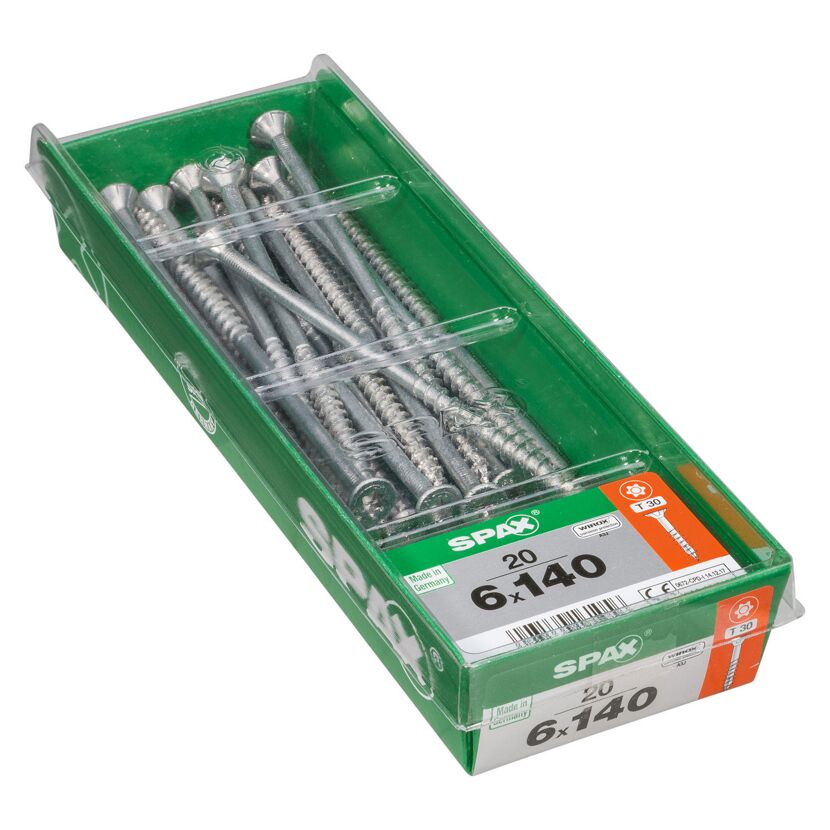 Senkkopfschrauben T-Star 20 Stück Ø 6 mm 140 mm