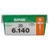 Senkkopfschrauben T-Star 20 Stück Ø 6 mm 140 mm