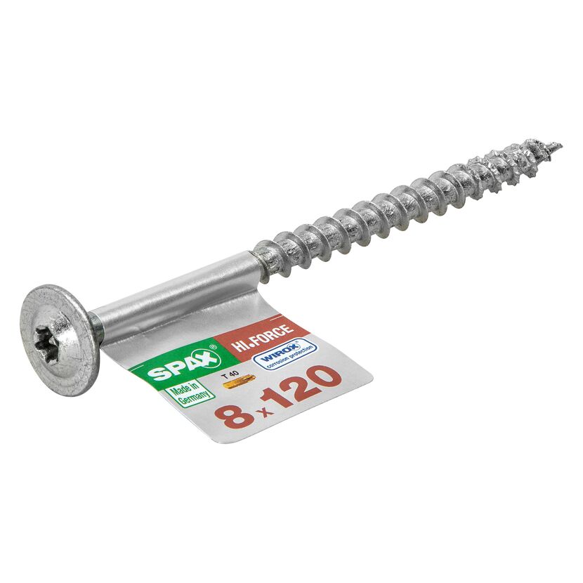 SPAX HI.FORCE Schraube 8 x 120 mm