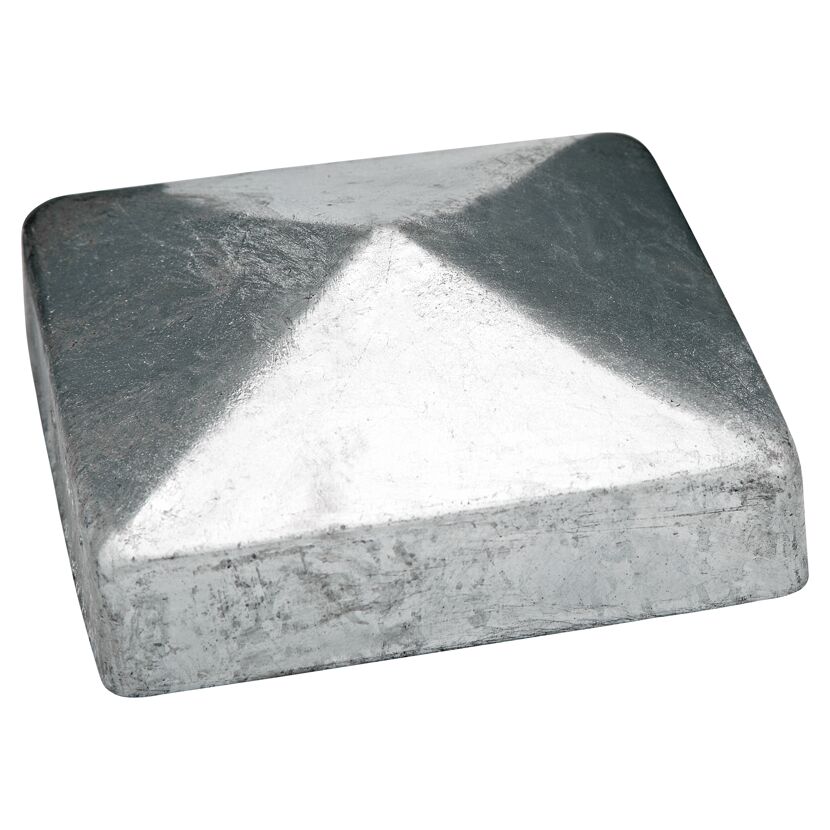 Metallene Pfostenkappe quadratisch