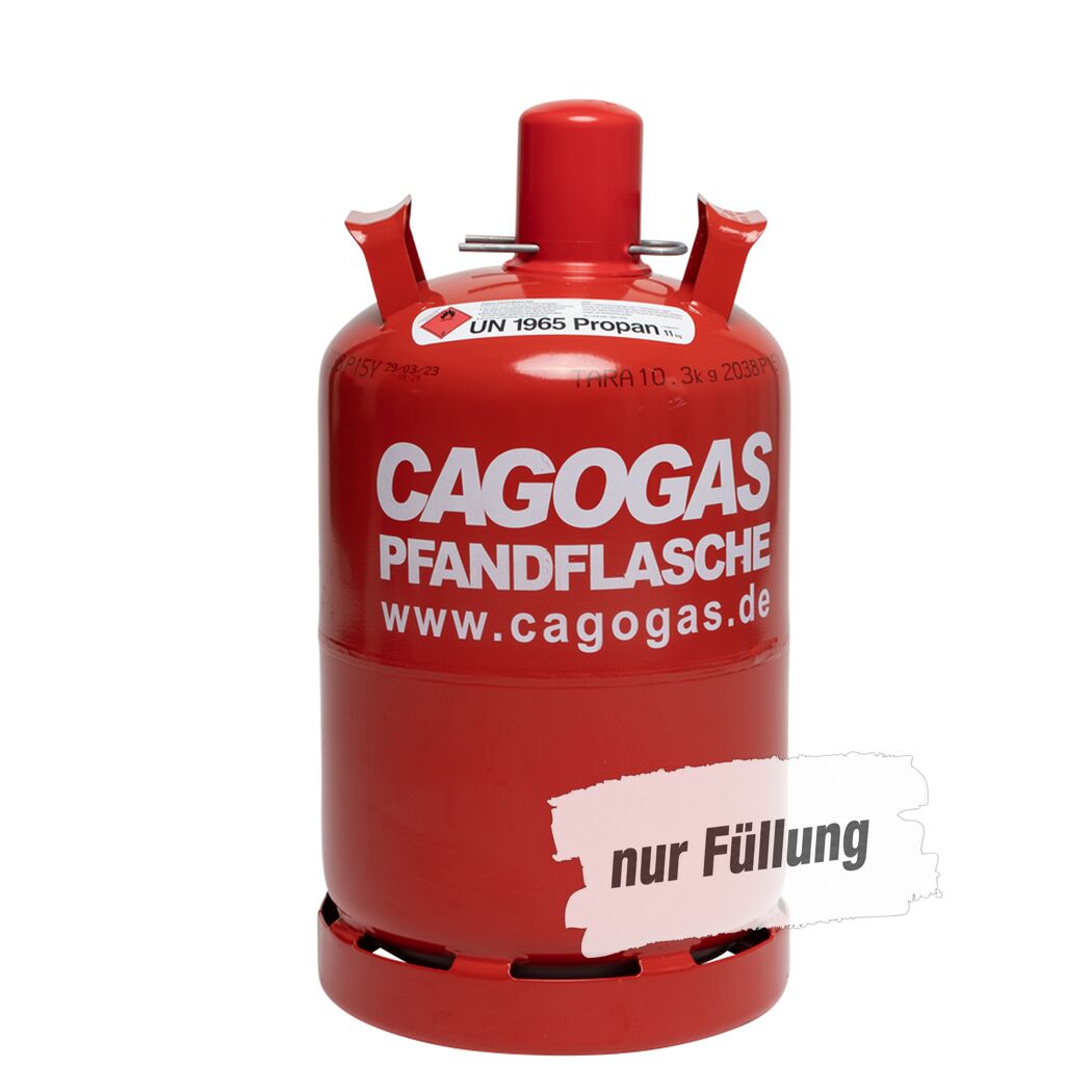 Propangas-Füllung für Pfandflaschen 11 kg