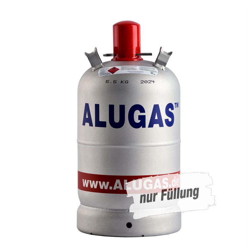Propangas-Füllung für Alu-Eigentumsflaschen 11 kg