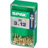 SPAX Senkkopfschrauben 3 x 12 mm, 30 Stück in Box