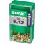 SPAX Senkkopfschrauben 3 x 12 mm, 30 Stück in Box