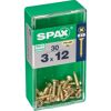 SPAX Senkkopfschrauben 3 x 12 mm, 30 Stück, gelbverzinkt