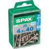 SPAX Schrauben 4,5 x 40 mm, 25 Stück in Box