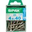SPAX Schrauben 4,5 x 40 mm, 25 Stück