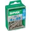 SPAX Schrauben 4,5 x 45 mm, 25 Stück, rostfrei