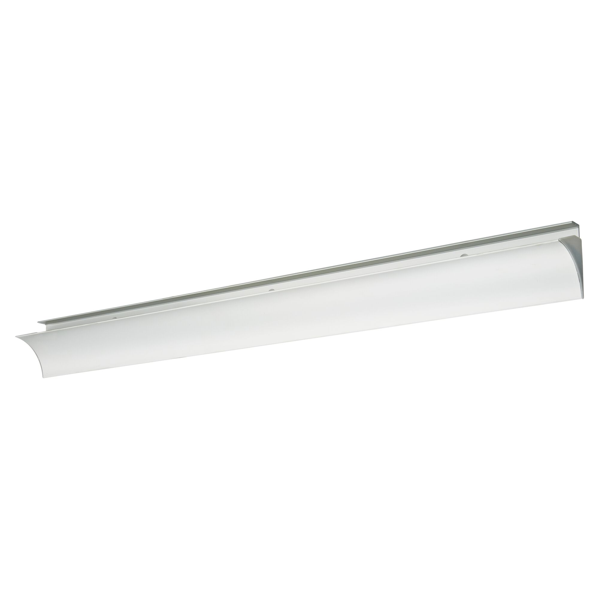 Silberfarbene Wandschiene RAIL