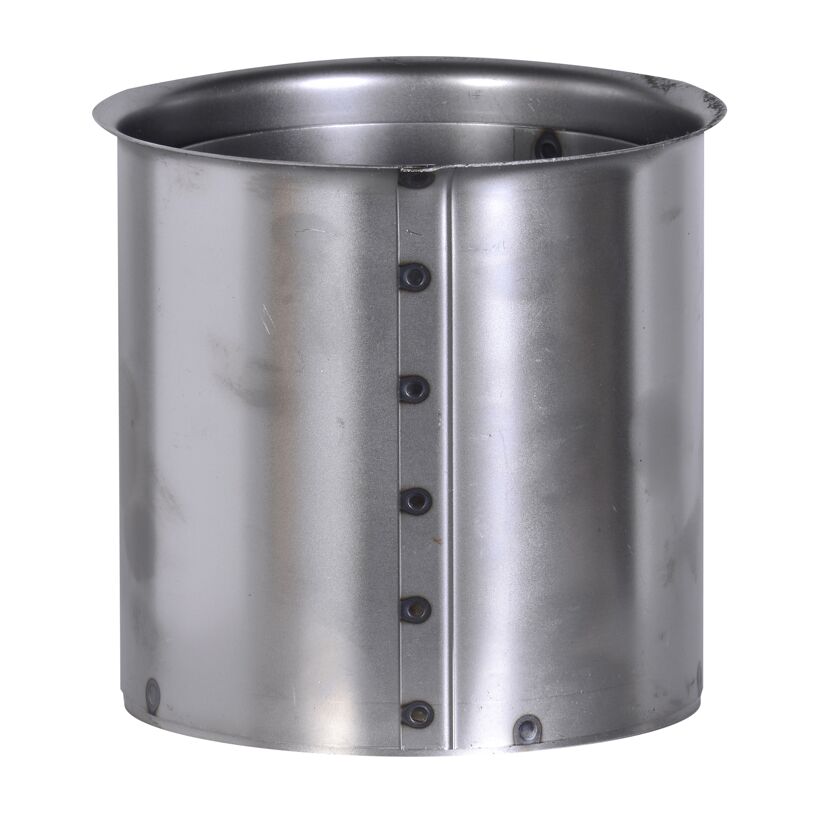 Silbernes Wandfutter, doppelt, Ø 120 mm