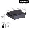 Wagner Möbelroller Rolly, schwarz, 200 kg