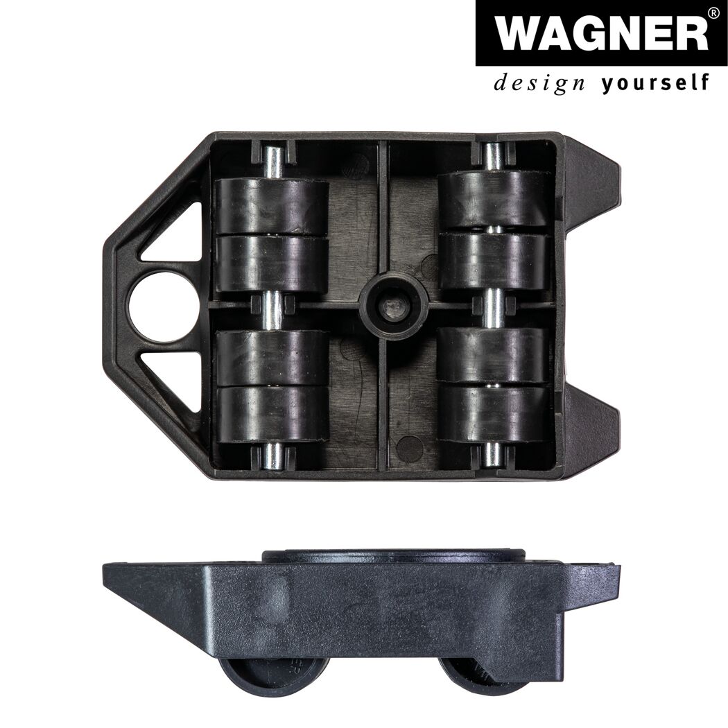 Wagner Möbelroller schwarz