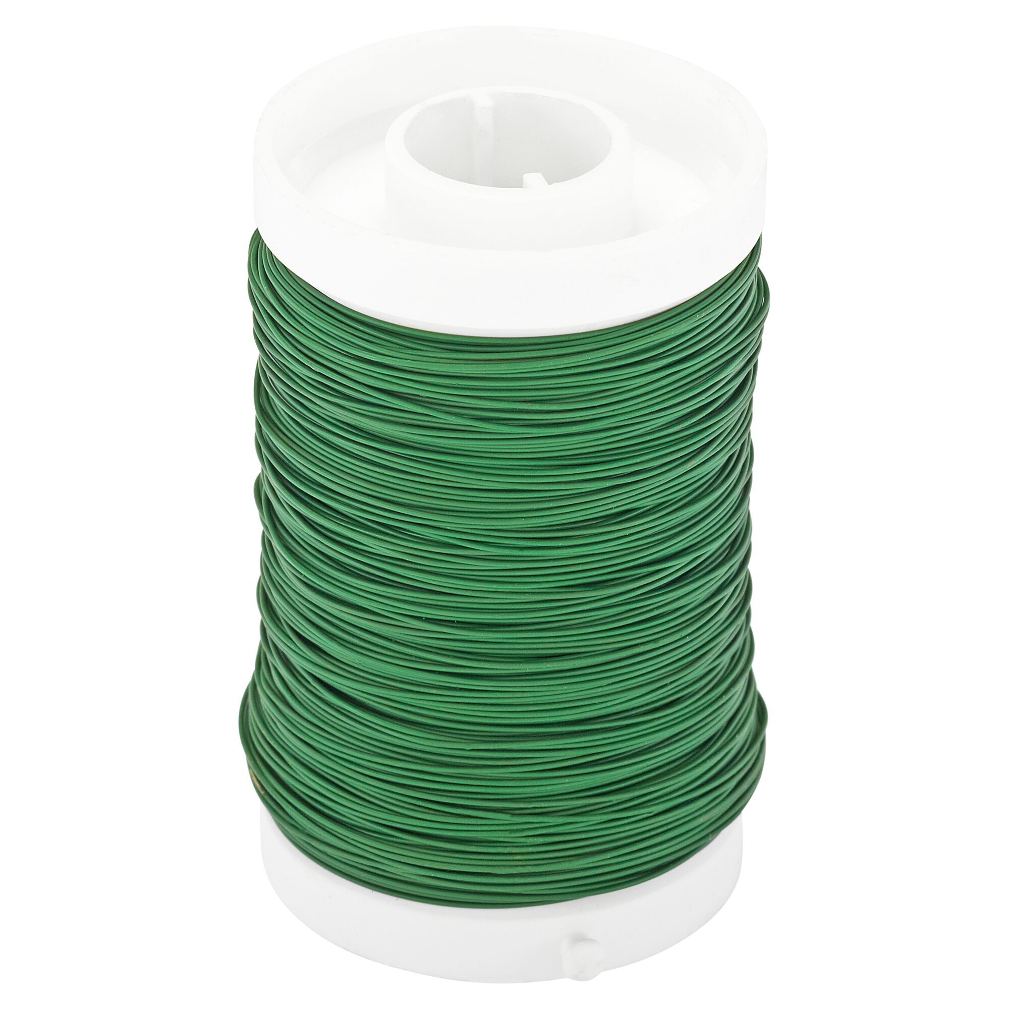 Grüner Bindedraht auf Spule