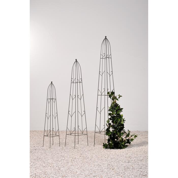 Rankobelisk Juno Metall Perlbeige O 29 X 29 X 150 Cm ǀ Toom Baumarkt