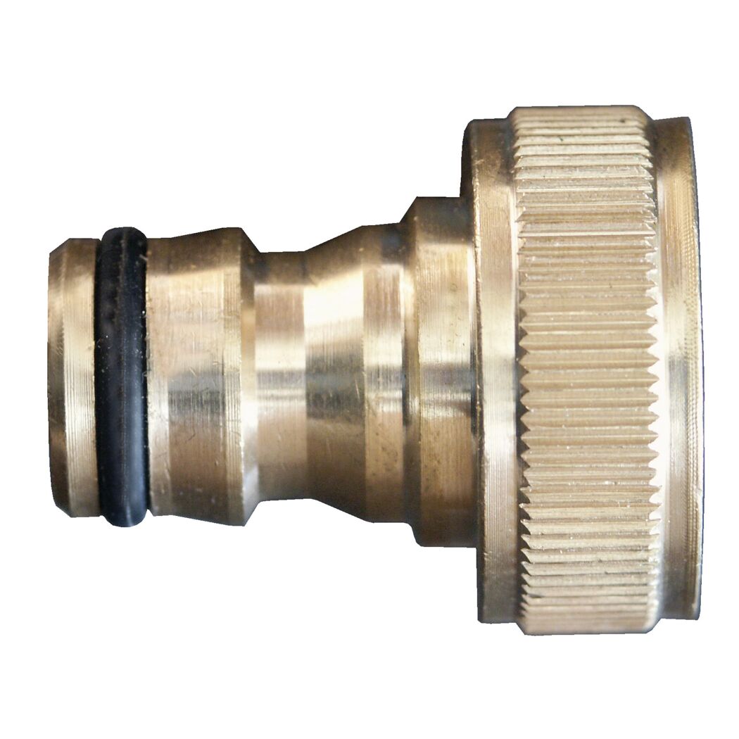 Hahnanschlussstück IG Messing blank 3/4"