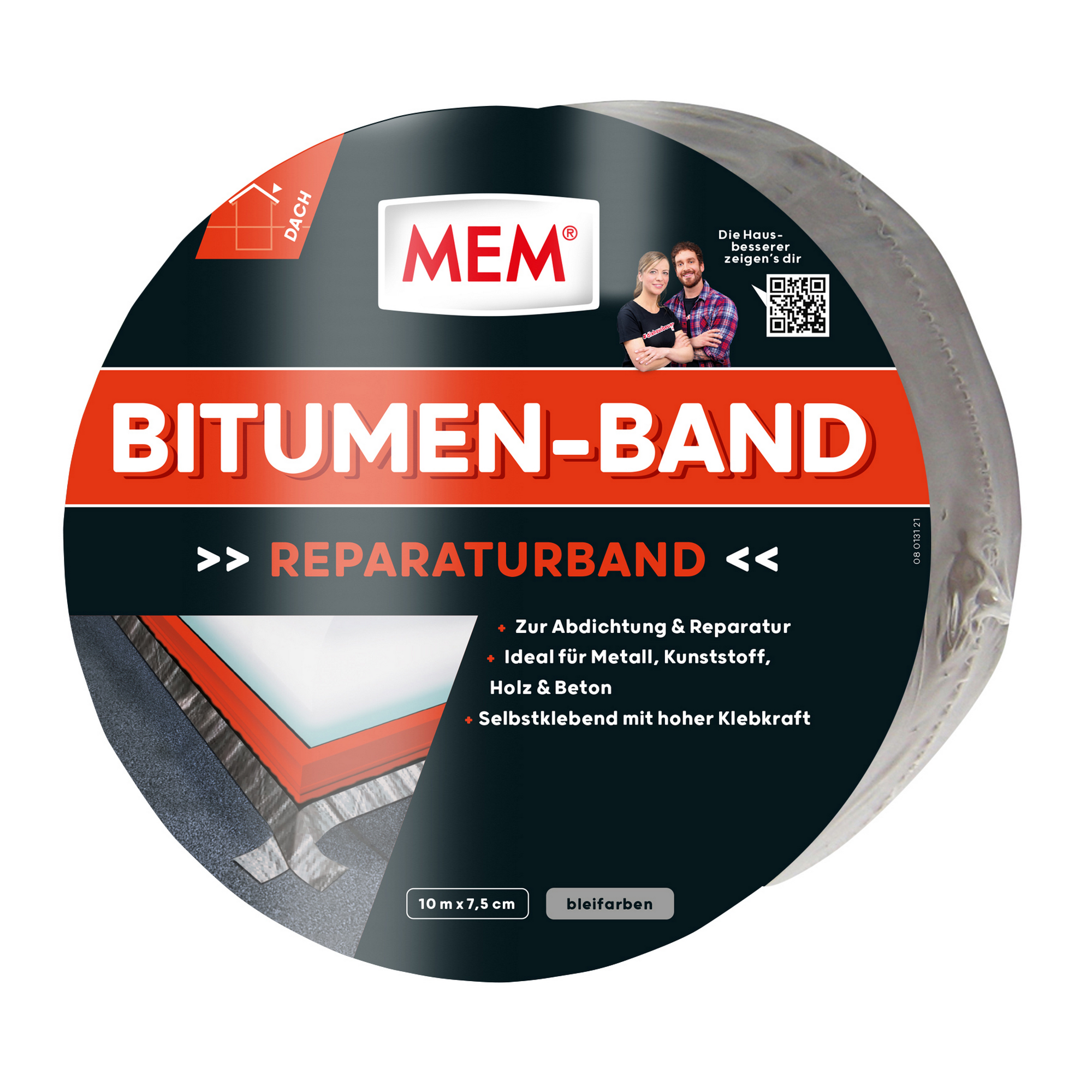Bitumen-Band blei 7,5 cm x 10 m + product picture
