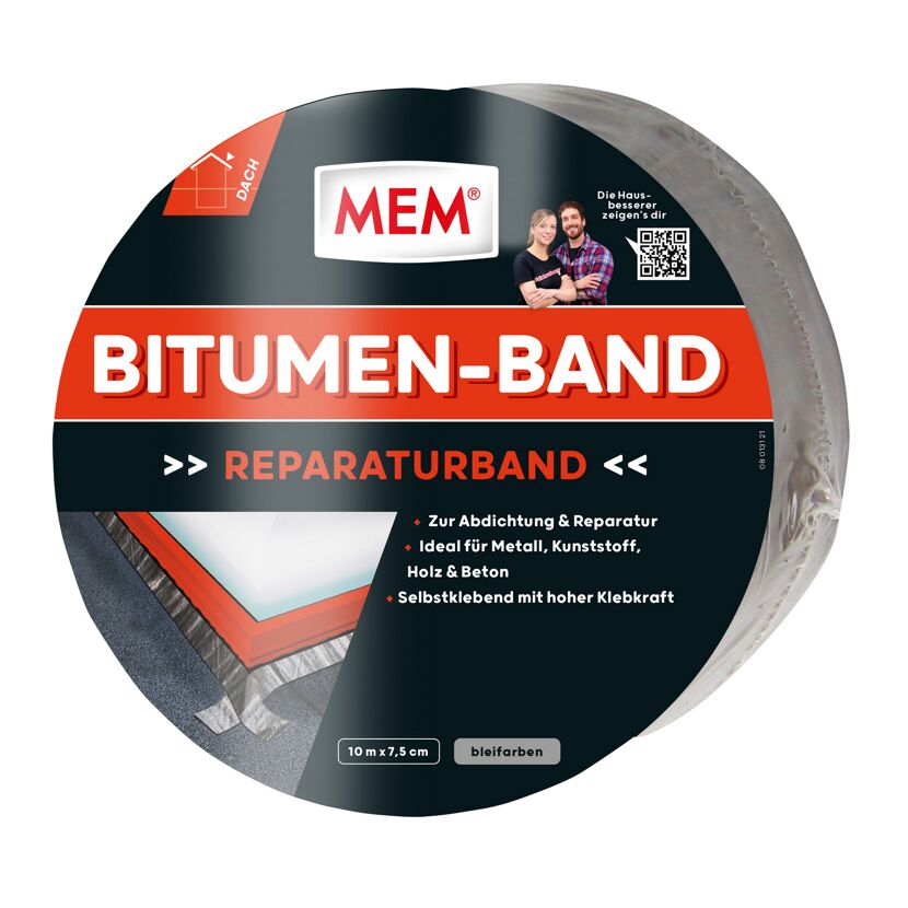 MEM Bitumen-Reparaturband bleifarben