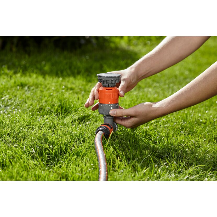 Kreisregner 'Comfort Vario' grau 25-225 m² auf Spike