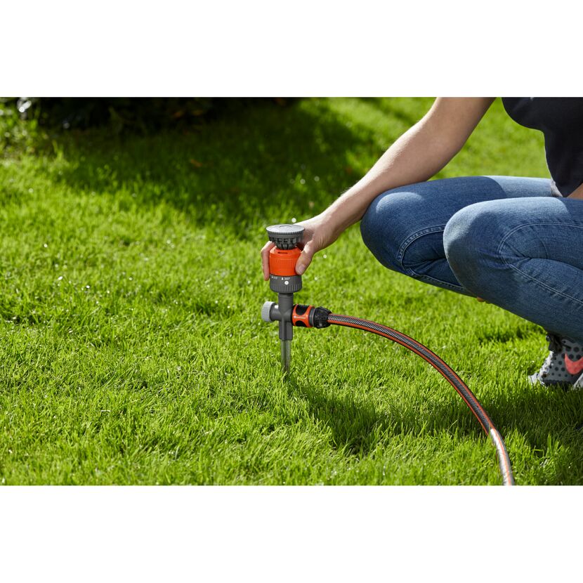 Kreisregner 'Comfort Vario' grau 25-225 m² auf Spike